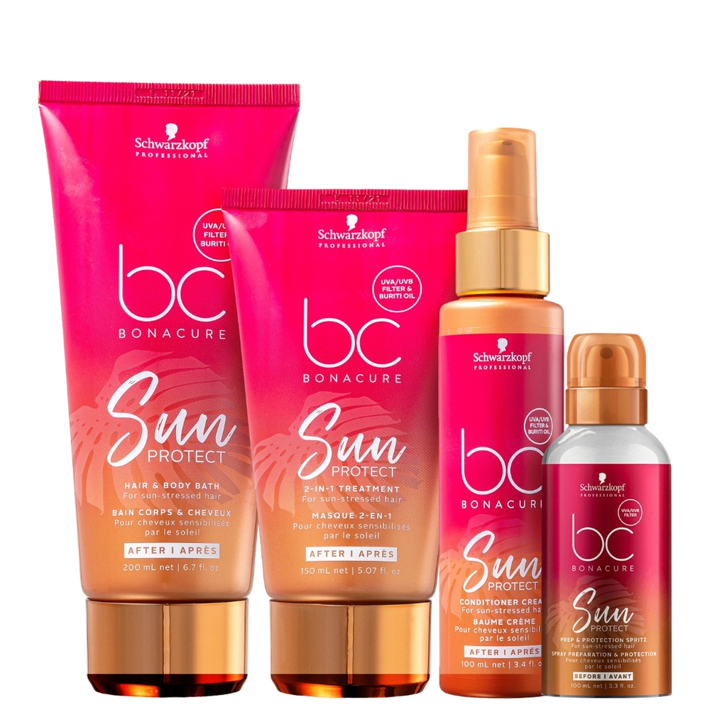 Kit Schwarzkopf Professional BC Bonacure Sun Protect Summer Pack (4 Produtos)